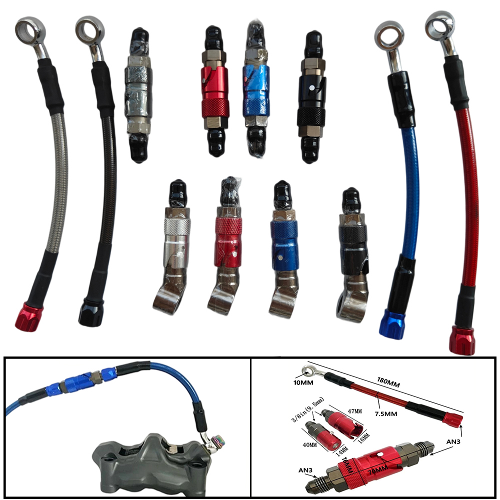 Motorcycle Brake Cable - Zestaw adapterów do szybkiego montażu przewodów