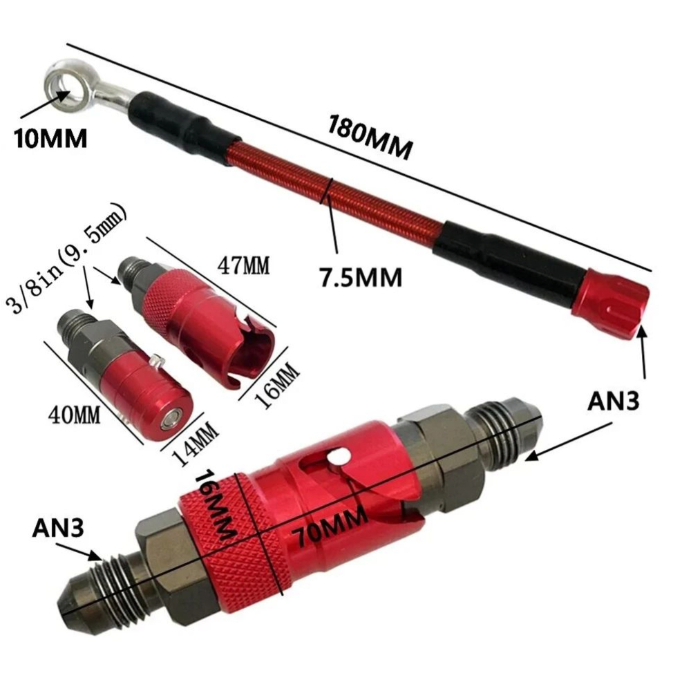 Zestaw adapterów do szybkiego  – Motorcycle Brake Cable recenzja i cena