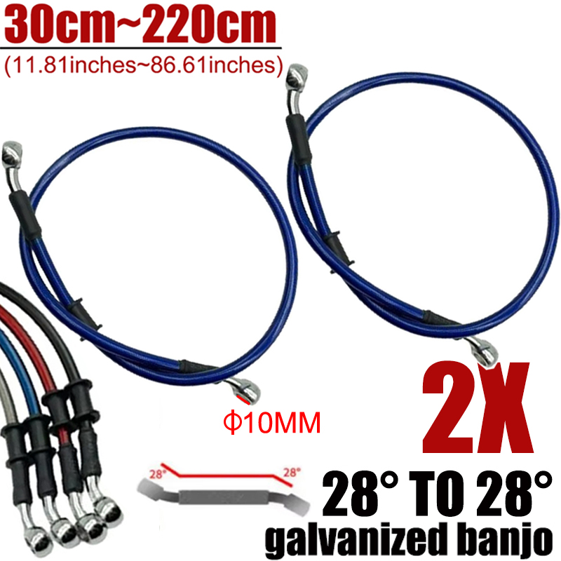 2X Uniwersalny 30cm-220cm 28 ° – Motorcycle Brake Cable recenzja i cena