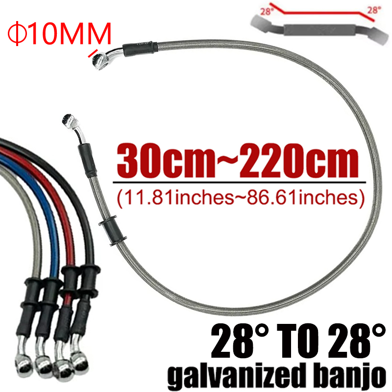 Srebrny 30cm do 220cm 28 °   1 – Motorcycle Brake Cable recenzja i cena