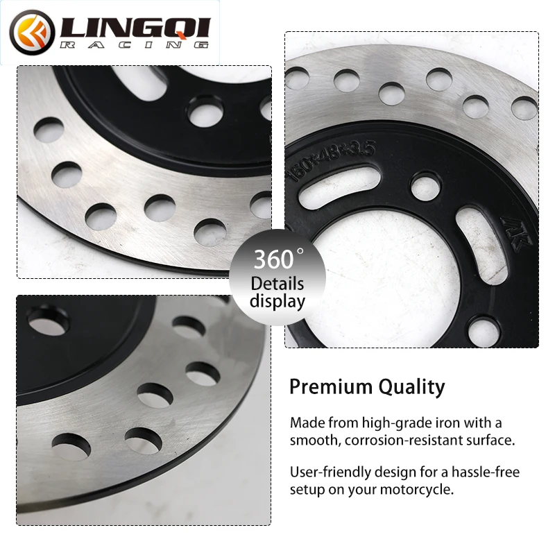 LINGQI RACING 160mm Tarcza ham – Brake Pads Bike recenzja i cena