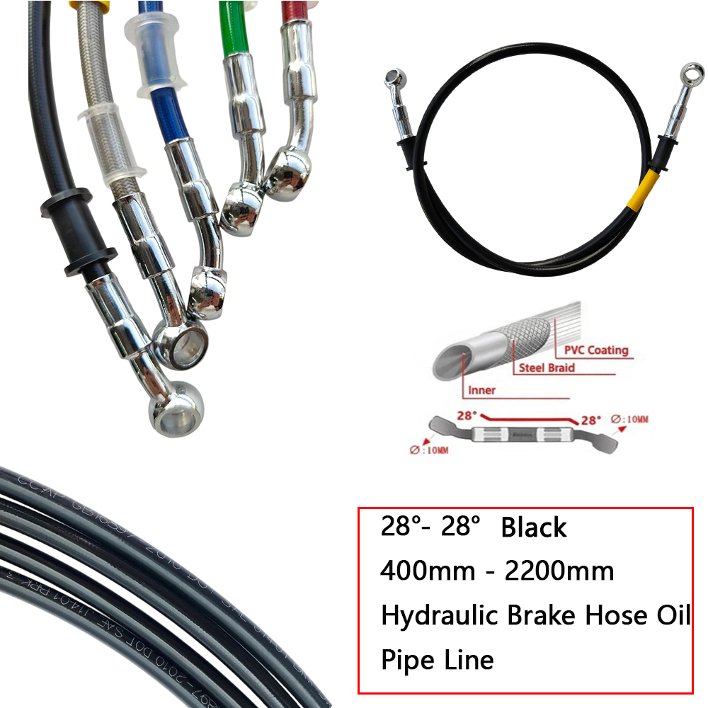 28 ° -28 °   Czarny, wzmocnion – Motorcycle Brake Cable recenzja i cena